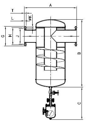 Moisture Separator - Centrifugal Type